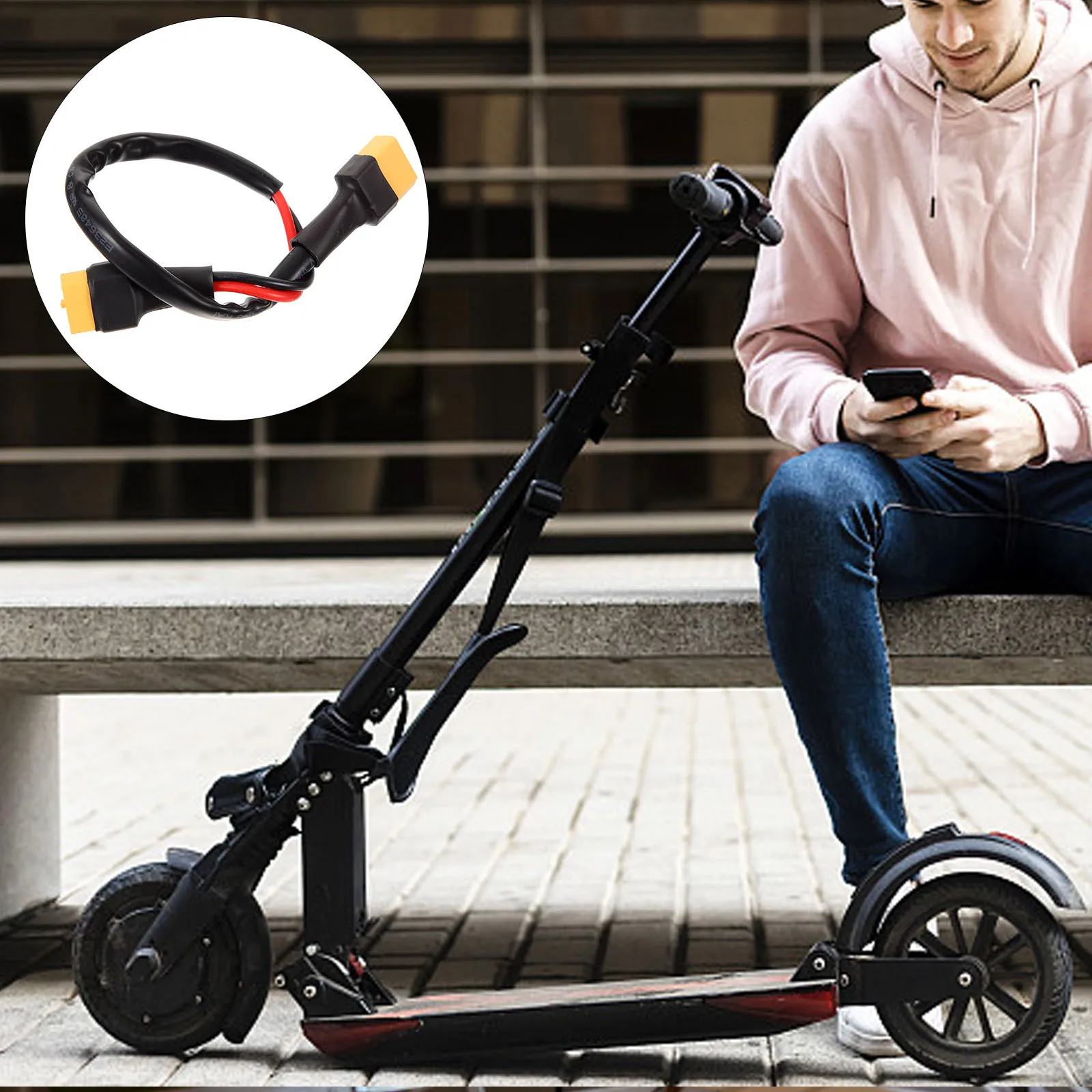 Electric Scooter Charging Cable Extension Power Supply Adapter Cord For Scooters Electric Bike Charging Cable Scooter Accessory
Electric Scooter Charging Cable Extension Power Supply Adapter Cord For Scooters Electric Bike Charging Cable Scooter Accessory