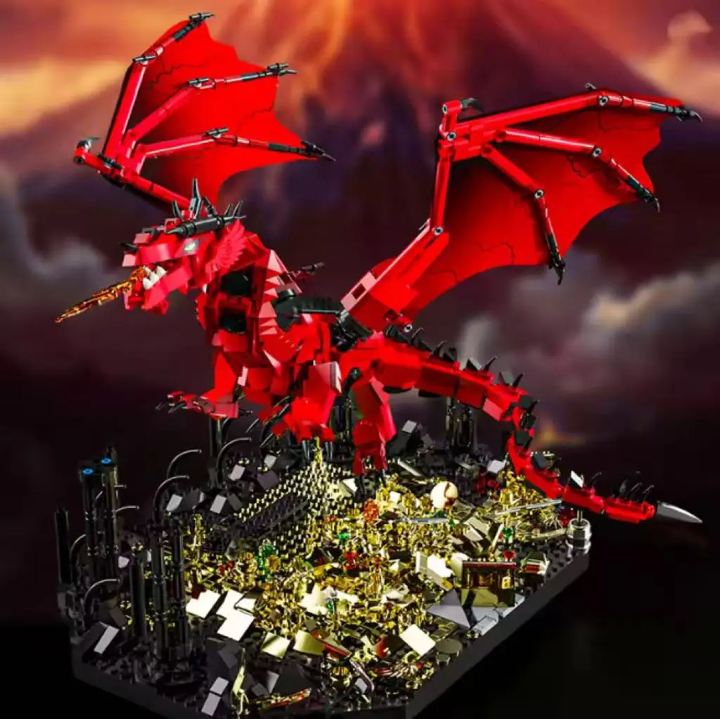 1688PCS Dragon Ruins Building Block Model Creative Educational DIY Puzzle Ornament Fire Dragon Toy Suitable for Boys Holiday Gif
1688PCS Dragon Ruins Building Block Model Creative Educational DIY Puzzle Ornament Fire Dragon Toy Suitable for Boys Holiday Gif