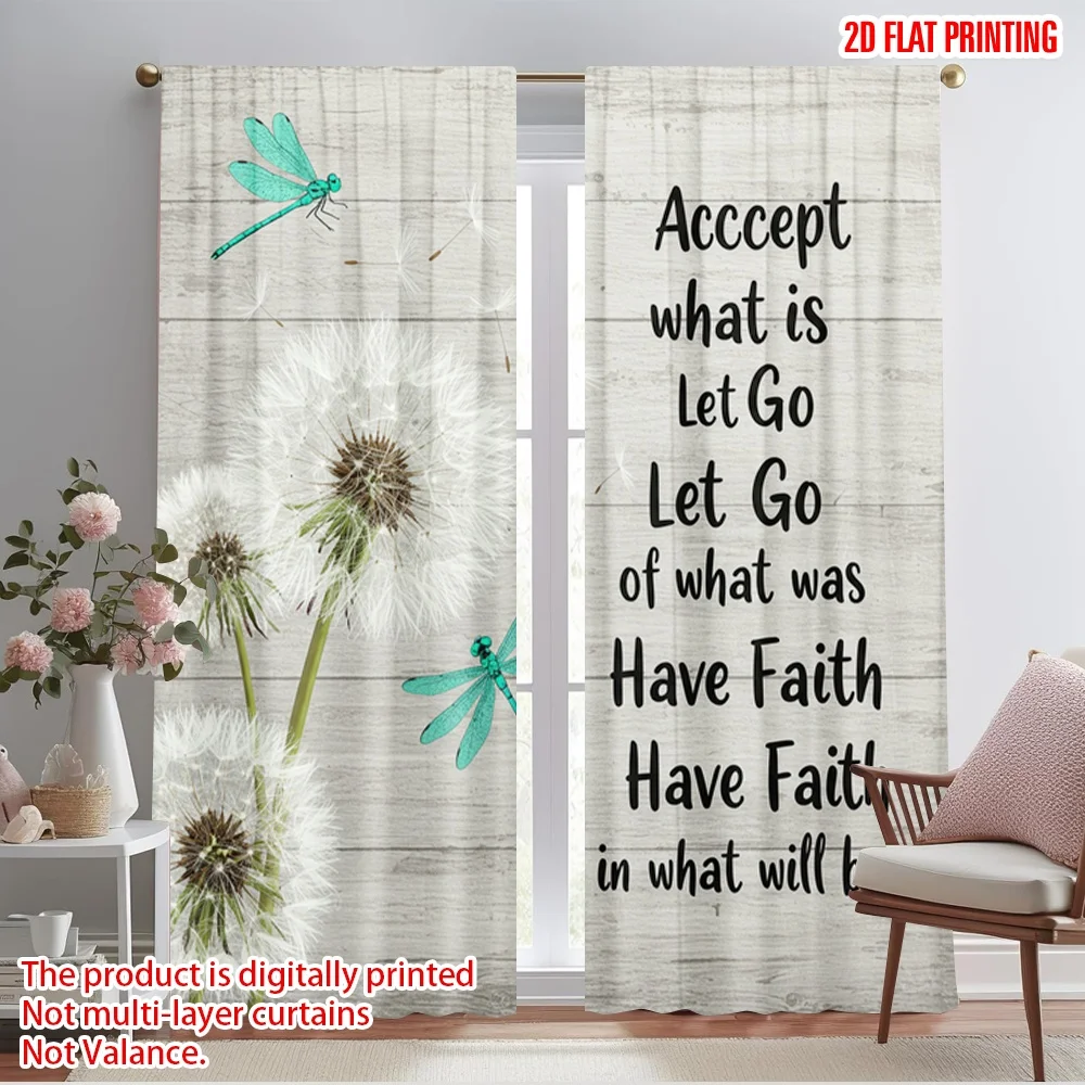 2pcs 2D flat printing Curtain Dragonfly Accept What Is Faith 100% Polyester Without Electricity Seasonal Party & Holiday Decor
2pcs 2D flat printing Curtain Dragonfly Accept What Is Faith 100% Polyester Without Electricity Seasonal Party & Holiday Decor