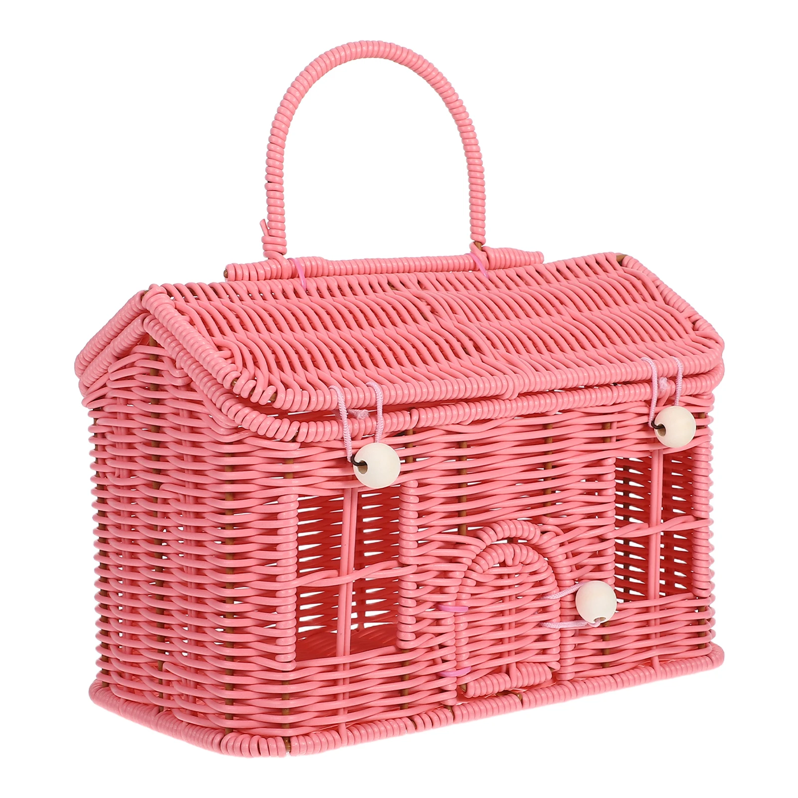 Woven Basket for Wedding Rattan Picnic Grocery Handmade with Lid Wicker Pp Handheld Vegetable
Woven Basket for Wedding Rattan Picnic Grocery Handmade with Lid Wicker Pp Handheld Vegetable