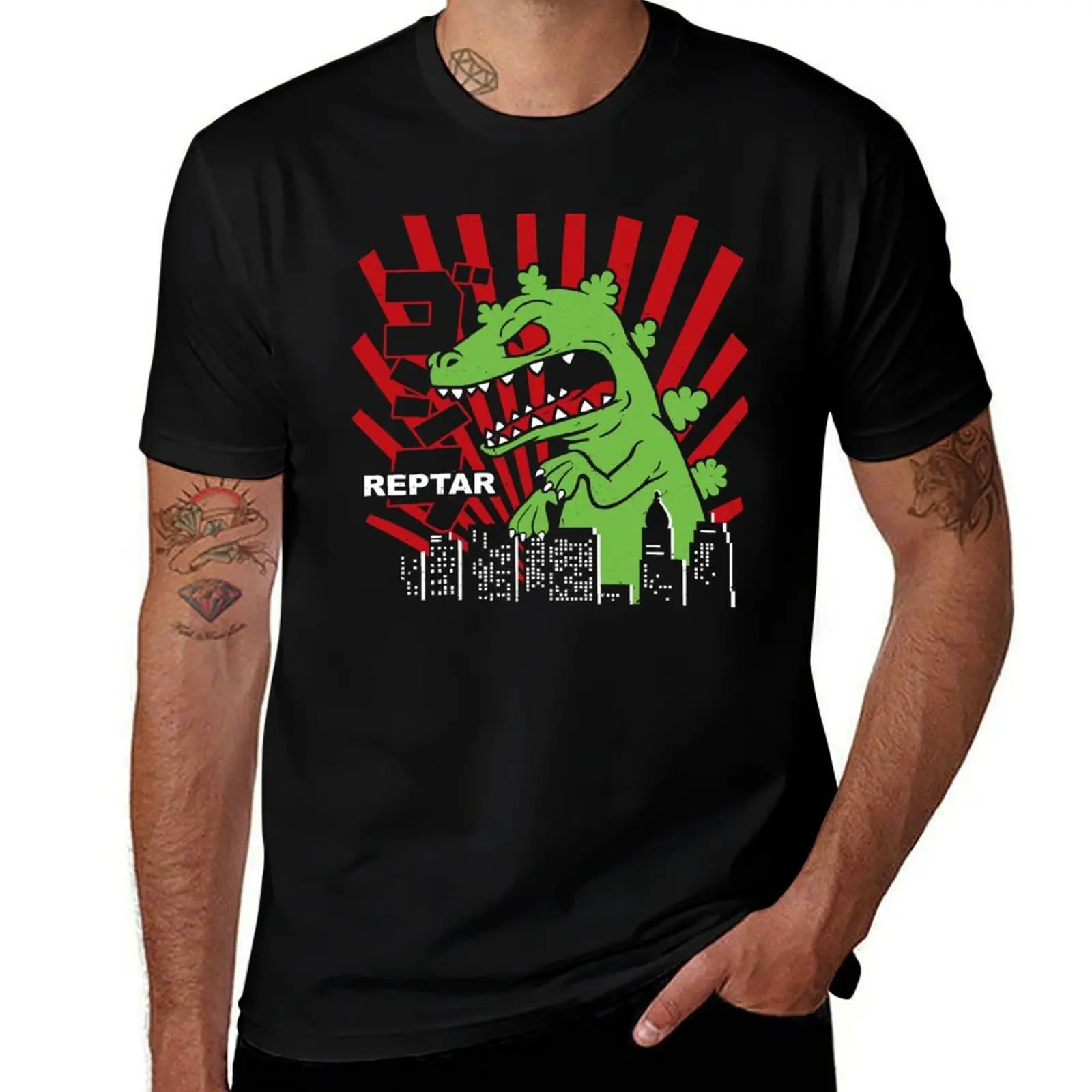 Green Reptar Rugrats T-Shirt man clothes topping affliction shirts anime t shirts men workout shirt
Green Reptar Rugrats T-Shirt man clothes topping affliction shirts anime t shirts men workout shirt