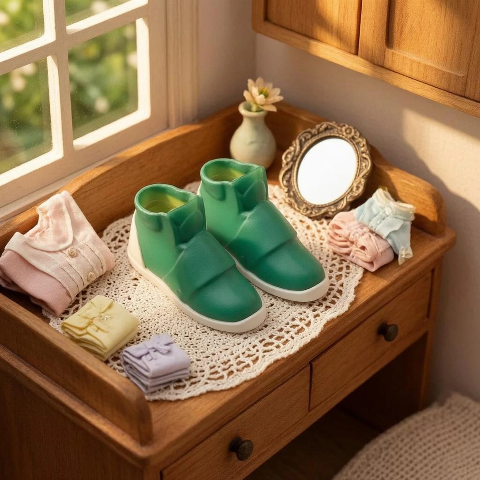 High-Top Doll Boots ABS PVC Ankle-High Doll Boots Miniature Footwear Wear Resistant Collectible Add-on Realistic Look
High-Top Doll Boots ABS PVC Ankle-High Doll Boots Miniature Footwear Wear Resistant Collectible Add-on Realistic Look