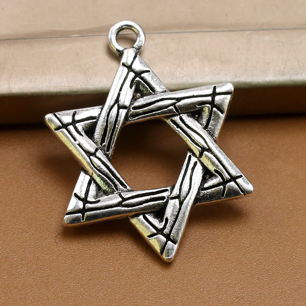 20pcs Hexagon Star Necklace Pendants Alloy Jewelry Making Charms Earrings Bracelets Accessories Stylish Gift
20pcs Hexagon Star Necklace Pendants Alloy Jewelry Making Charms Earrings Bracelets Accessories Stylish Gift