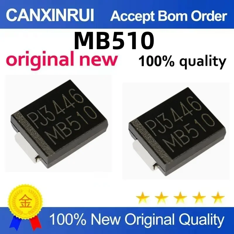(5-100 pieces) Brand new original MB510 DO-214AB SMC spot chip IC
(5-100 pieces) Brand new original MB510 DO-214AB SMC spot chip IC