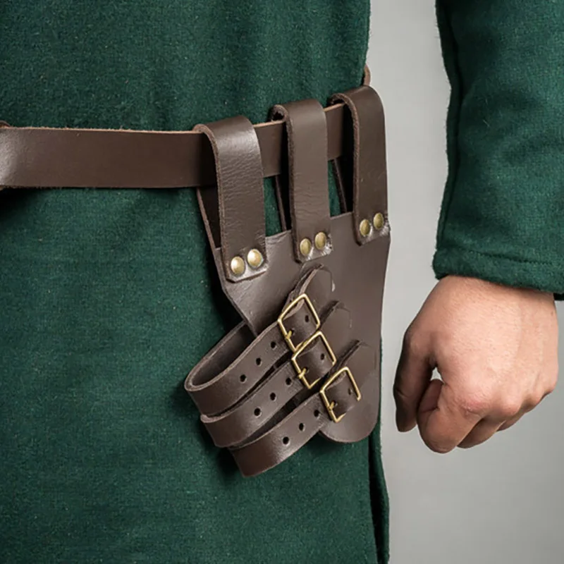 Leather Medieval Viking Sword Belt with Adjustable Scabbard Holder for Larp Knight Warrior Cosplay Rapier Holster
Leather Medieval Viking Sword Belt with Adjustable Scabbard Holder for Larp Knight Warrior Cosplay Rapier Holster