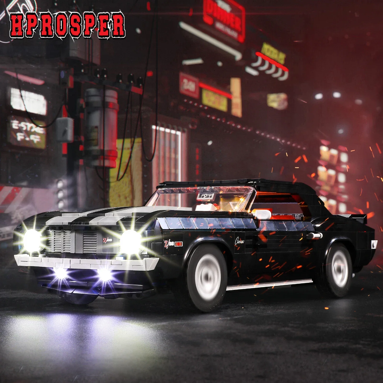 Hprosper 5V LED Light for 10304 Icons Chevrolet Camaro Z28 Decorative Lamp With Battery Box (Not Include Lego Building Blocks)
Hprosper 5V LED Light for 10304 Icons Chevrolet Camaro Z28 Decorative Lamp With Battery Box (Not Include Lego Building Blocks)