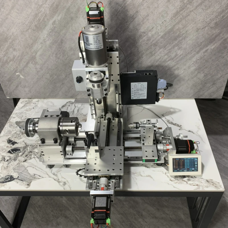 750W Servo Motor CNC Lathe Integrated Turning Milling Drilling Machine Multifunctional Numerical Control Processing Equipment
750W Servo Motor CNC Lathe Integrated Turning Milling Drilling Machine Multifunctional Numerical Control Processing Equipment