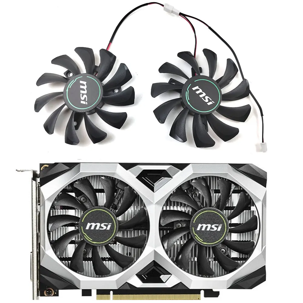 New 75MM HA8010H12F-Z GTX1650 GPU Fan for MSI GEFORCE GTX 1650 Super Ventus XS Graphics Card Fan
New 75MM HA8010H12F-Z GTX1650 GPU Fan for MSI GEFORCE GTX 1650 Super Ventus XS Graphics Card Fan