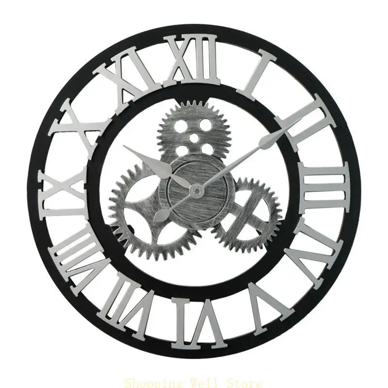 KX4B 40/50cm Vintage Silent Wall Clock Arabic Roman Numeral Pendulum Clocks for Living Room Bedroom Kitchen Office Home Decor
KX4B 40/50cm Vintage Silent Wall Clock Arabic Roman Numeral Pendulum Clocks for Living Room Bedroom Kitchen Office Home Decor