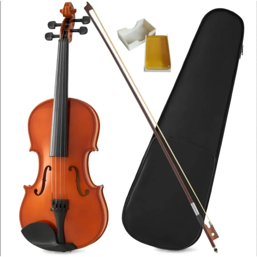 4/4 Full Size Violin for Beginners Adults Durable Lightweight Acoustic Fiddle with Rich Stable Sound Smooth Gloss Finish Ready
4/4 Full Size Violin for Beginners Adults Durable Lightweight Acoustic Fiddle with Rich Stable Sound Smooth Gloss Finish Ready