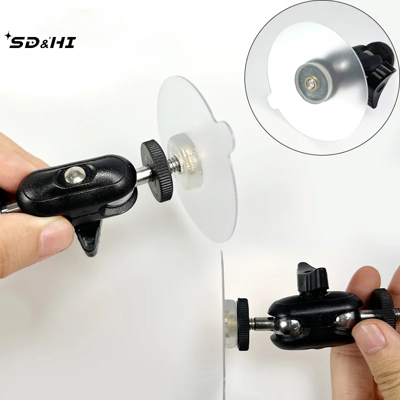Mobile Surveillance Camera Bracket Easy Install Of Stainless Steel No-Drill Adhesive Mount, M6 Screw Base With 1/4" Interface
Mobile Surveillance Camera Bracket Easy Install Of Stainless Steel No-Drill Adhesive Mount, M6 Screw Base With 1/4" Interface