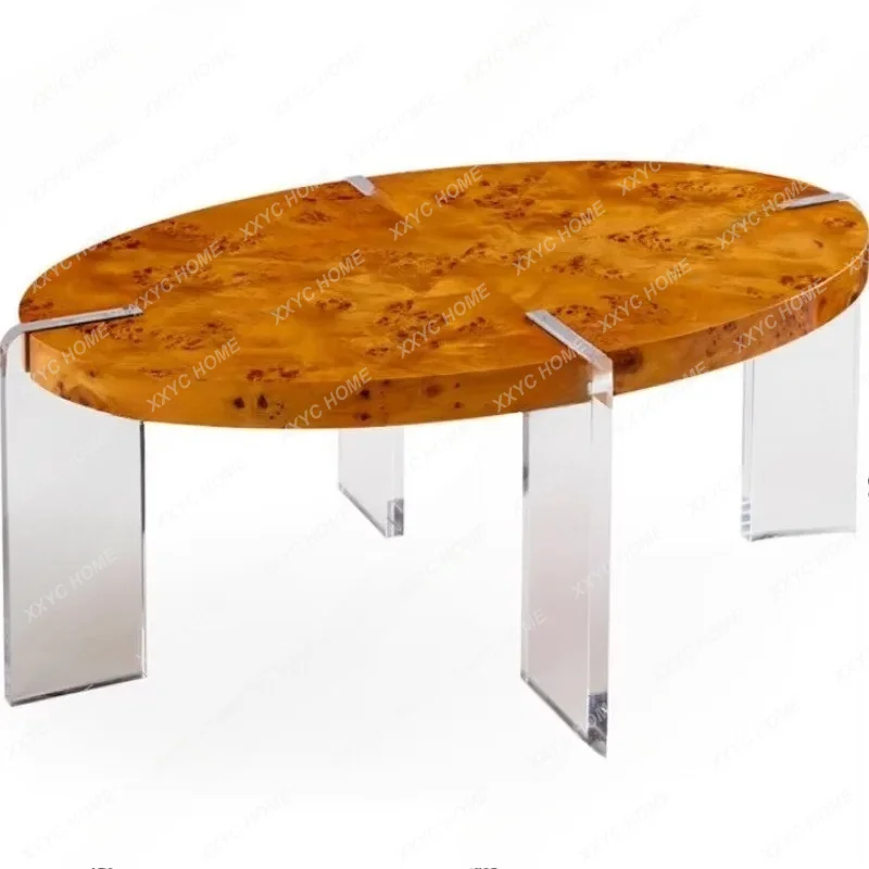 Modern Light Luxury High Transparent Acrylic Transparent Foot Coffee Table Villa Living Room
Modern Light Luxury High Transparent Acrylic Transparent Foot Coffee Table Villa Living Room