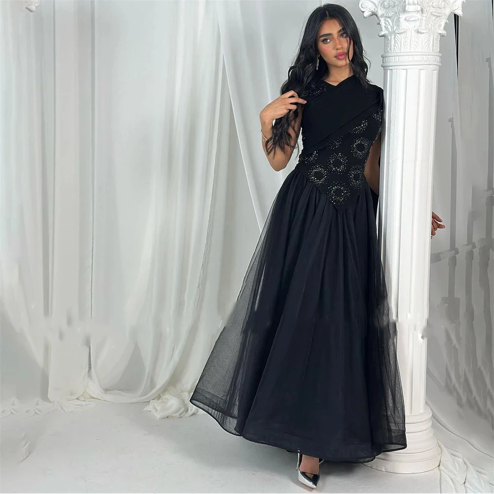 Customized Classic Exquisite Retro Organza Pleat Beading A-line High Collar Midi Dresses Cocktail Dresses Matching Formal
Customized Classic Exquisite Retro Organza Pleat Beading A-line High Collar Midi Dresses Cocktail Dresses Matching Formal