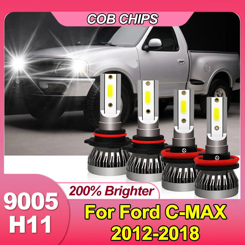 Для Ford C-MAX 2012-2018 9005 HB3 H11 Комбинированный комплект светодиодных ламп для фар дальнего и ближнего света 20000LM 200 Вт/компл. лампочек
Для Ford C-MAX 2012-2018 9005 HB3 H11 Комбинированный комплект светодиодных ламп для фар дальнего и ближнего света 20000LM 200 Вт/компл. лампочек