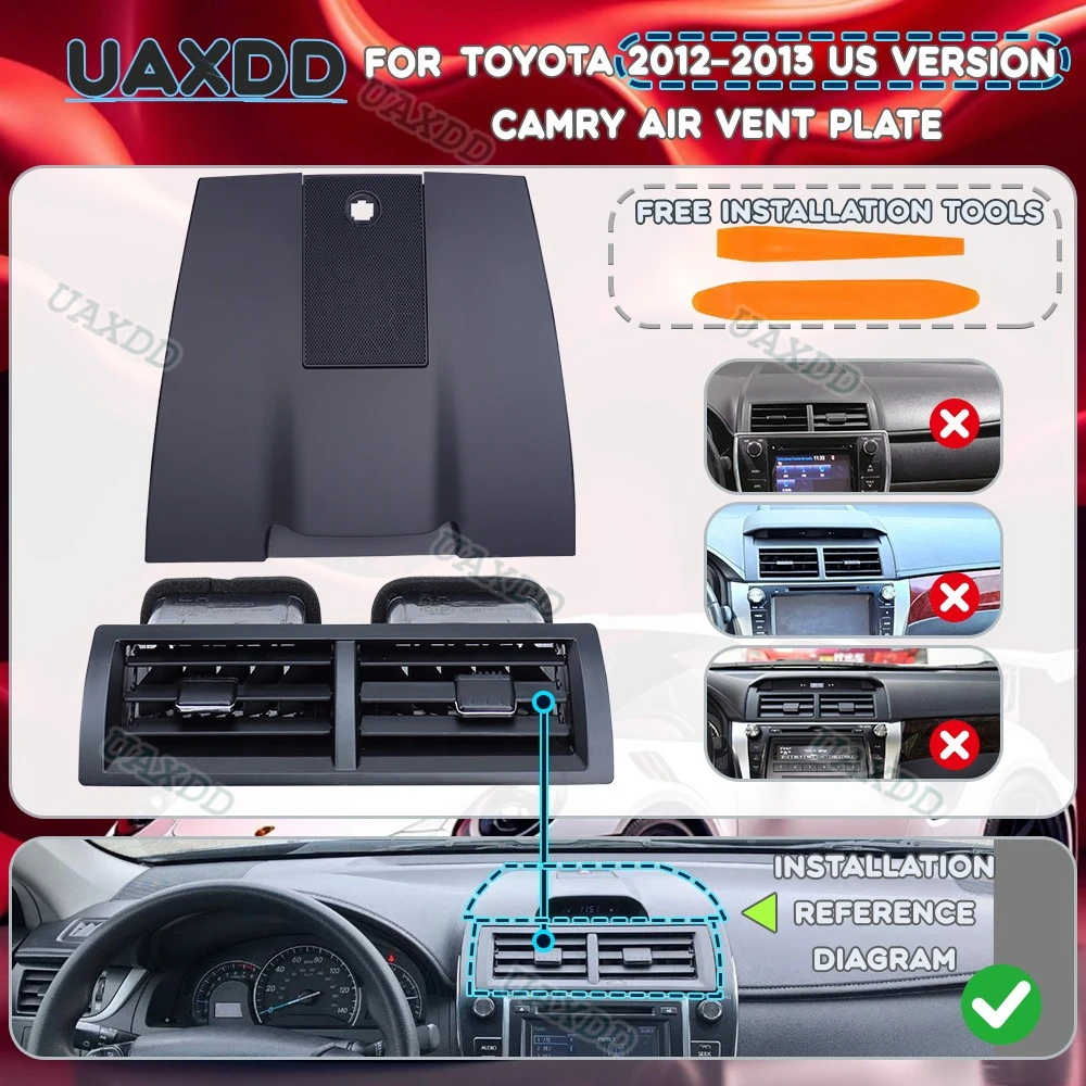 CLOCK PANEL For Toyota 2012-2013 Camry Car Conditioning Interior AC Accessories A/C Air Vent Grille Dashboard Panel Outlet Kit
CLOCK PANEL For Toyota 2012-2013 Camry Car Conditioning Interior AC Accessories A/C Air Vent Grille Dashboard Panel Outlet Kit