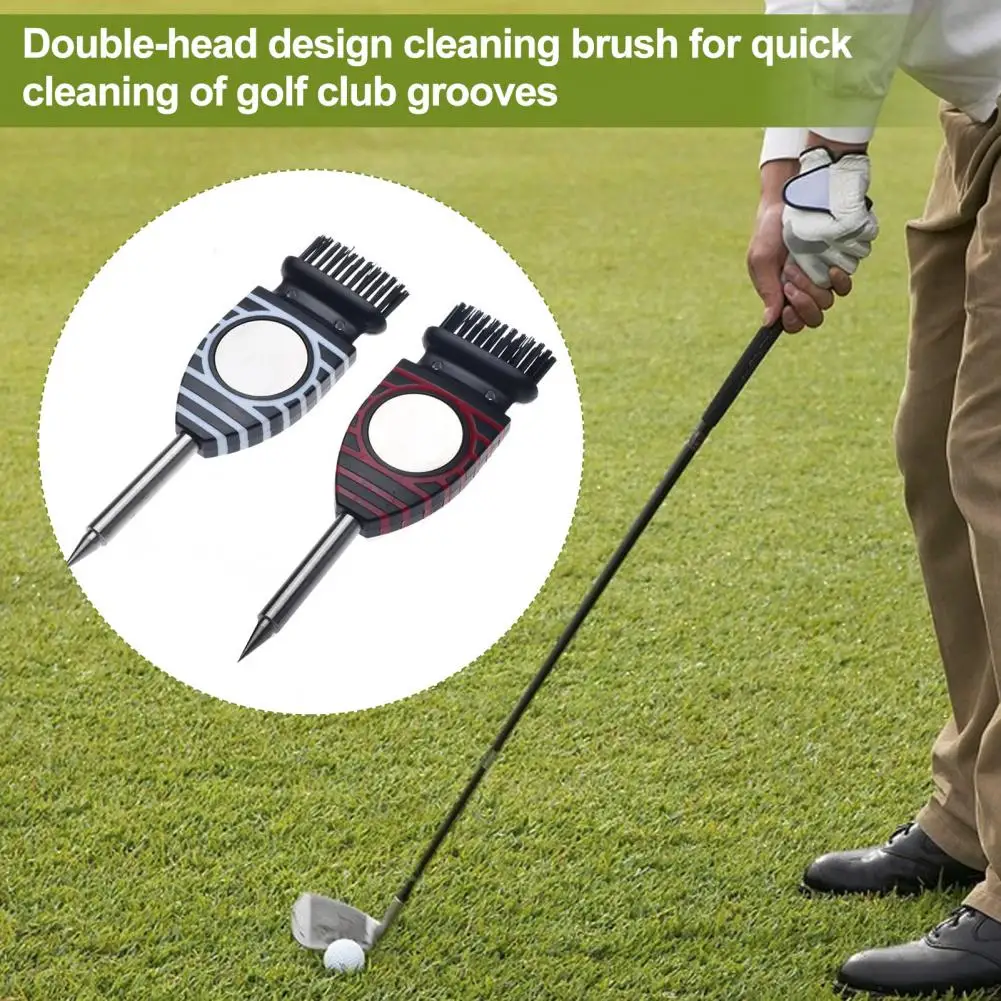 Double-headed Brush Stainless Steel Golf Club Brush With Double-headed Flexible Bristles Sharp Tip For Scrubber Essential Golf
Double-headed Brush Stainless Steel Golf Club Brush With Double-headed Flexible Bristles Sharp Tip For Scrubber Essential Golf