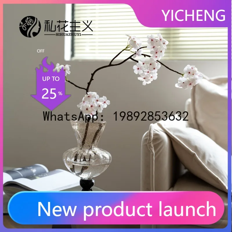 Crystal glass vase ornament - living room floral arrangement, premium light luxury dining table decoration, hydroponic planter
Crystal glass vase ornament - living room floral arrangement, premium light luxury dining table decoration, hydroponic planter