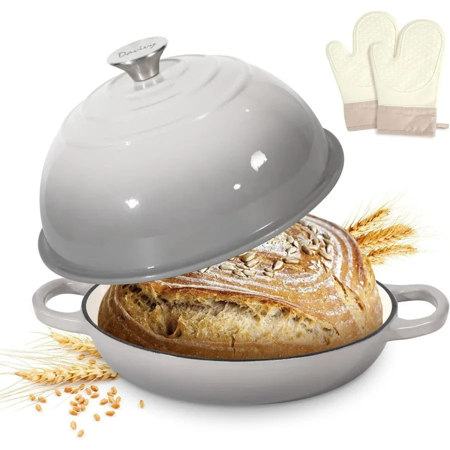 5,5QT эмалированная чугунная голландская печь, 10-дюймовая круглая голландская печь для хлеба, форма для выпечки хлеба на прицелом, эмалированная чугунная печь для хлеба, с
5,5QT эмалированная чугунная голландская печь, 10-дюймовая круглая голландская печь для хлеба, форма для выпечки хлеба на прицелом, эмалированная чугунная печь для хлеба, с