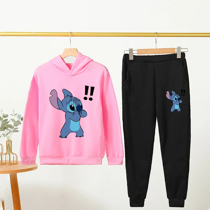 Stitch Hoodie for Girls Casual Long-sleeves Sweatshirt+long Pants Sets for 7-13 Years Kids Autumn 2pcs Set Clothing
Stitch Hoodie for Girls Casual Long-sleeves Sweatshirt+long Pants Sets for 7-13 Years Kids Autumn 2pcs Set Clothing