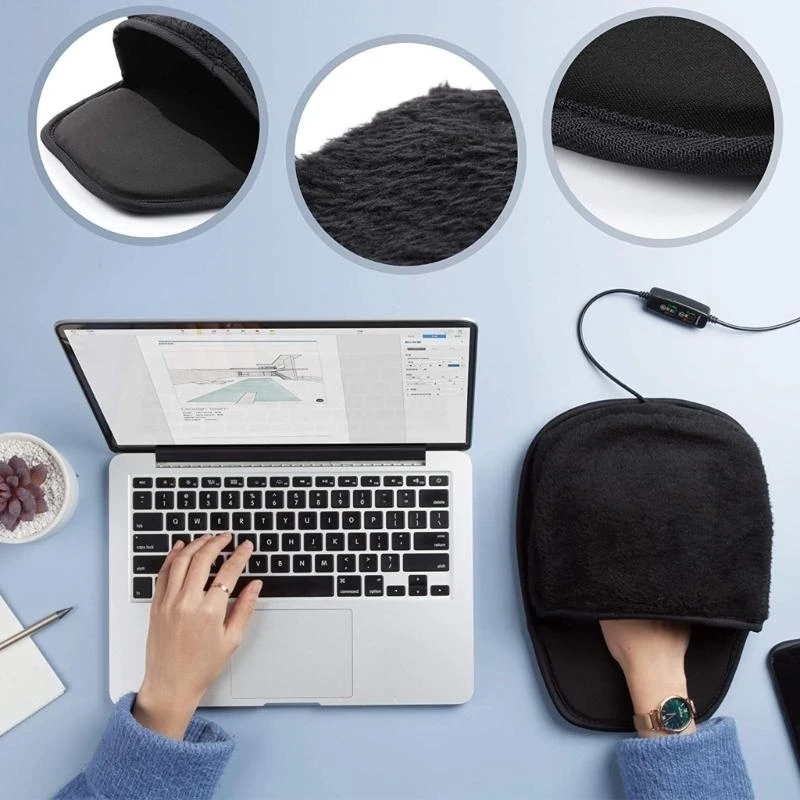 USB Heated Mouse Pad Typing Hand Warmer Winter Plush Heating Mouse Pad Desk Computer Accessory for Students Office P9JB
USB Heated Mouse Pad Typing Hand Warmer Winter Plush Heating Mouse Pad Desk Computer Accessory for Students Office P9JB