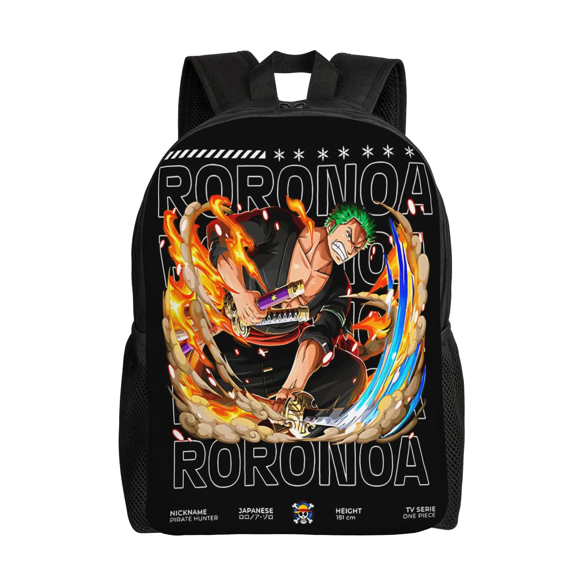 fashion backpacks One Piece Anime Zoro Daypack ita bag mochila Light Office Work Sturdy Shoulder Rucksack
fashion backpacks One Piece Anime Zoro Daypack ita bag mochila Light Office Work Sturdy Shoulder Rucksack