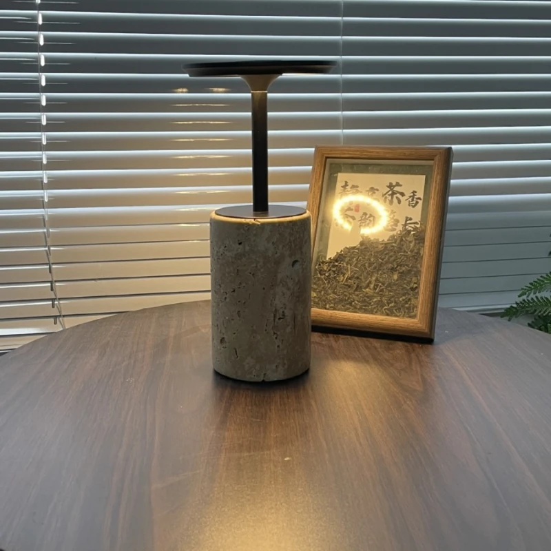 Nordic simple modern travertine table lamp designer living room bedroom study decorative table wireless touch
Nordic simple modern travertine table lamp designer living room bedroom study decorative table wireless touch