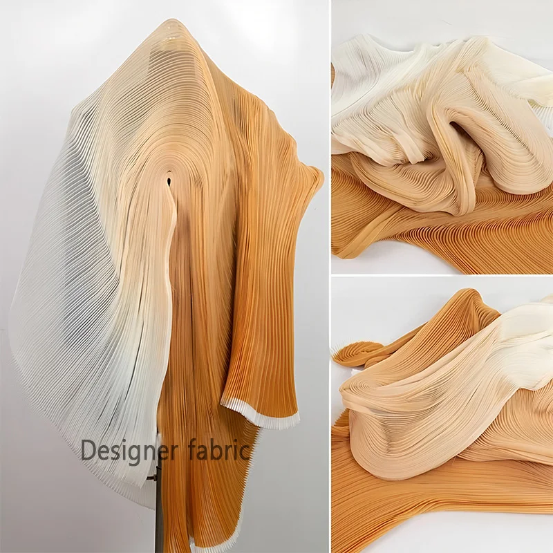 Gradual Change Organ Pleated Hardnet Fabric, Handmade DIY Three-dimensional Pleated Dress Dress Clothing Design Fabric
Gradual Change Organ Pleated Hardnet Fabric, Handmade DIY Three-dimensional Pleated Dress Dress Clothing Design Fabric