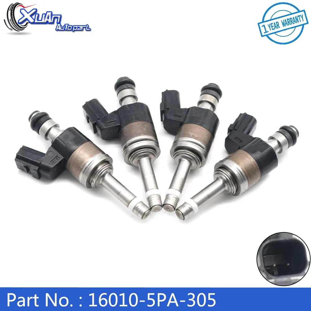 XUAN Car 4pcs Fuel Injectors 16010-5PA-305 Fits For Honda Civic Accord CR-V 1.5L l4 2017-2021 160105PA305 84512137 16010 5PA 305
XUAN Car 4pcs Fuel Injectors 16010-5PA-305 Fits For Honda Civic Accord CR-V 1.5L l4 2017-2021 160105PA305 84512137 16010 5PA 305