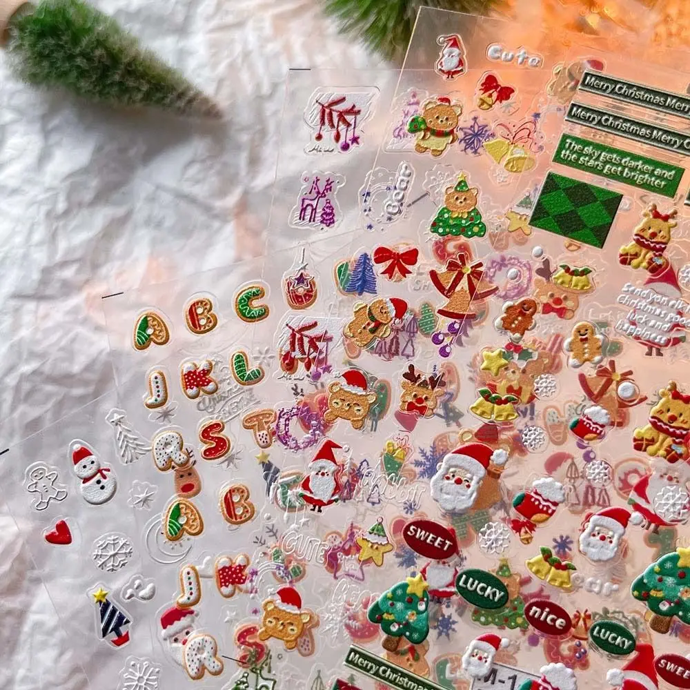 Nail Accessories Christmas Nail Stickers Manicure Ornaments Xmas Nail Charms Christmas Nail Decals Santa Claus Cartoon Elk
Nail Accessories Christmas Nail Stickers Manicure Ornaments Xmas Nail Charms Christmas Nail Decals Santa Claus Cartoon Elk