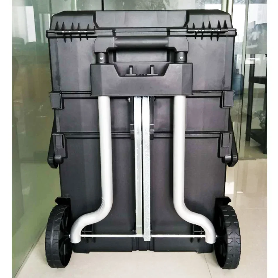 4-in-1 Plastic Tool Box, Stanley Fatmax Style Stackable Drawer Trolley Cart with Wheels
4-in-1 Plastic Tool Box, Stanley Fatmax Style Stackable Drawer Trolley Cart with Wheels