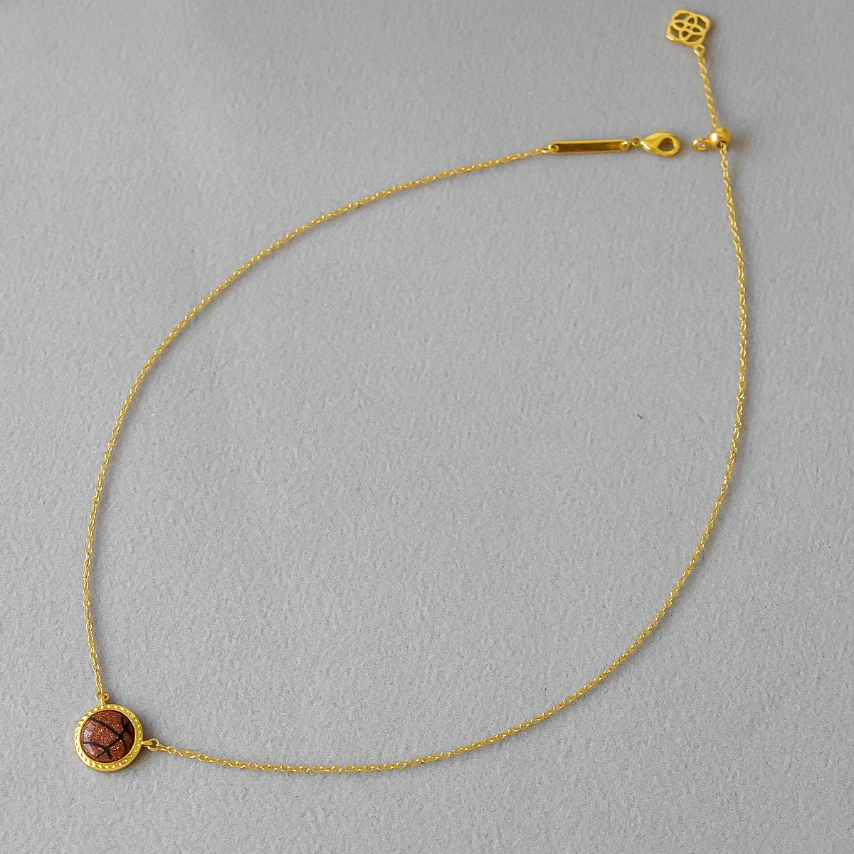 KS Ken European and American Fashion Trends Niche Design Sports Basketball Pendant Simple and Generous Versatile Necklace
KS Ken European and American Fashion Trends Niche Design Sports Basketball Pendant Simple and Generous Versatile Necklace