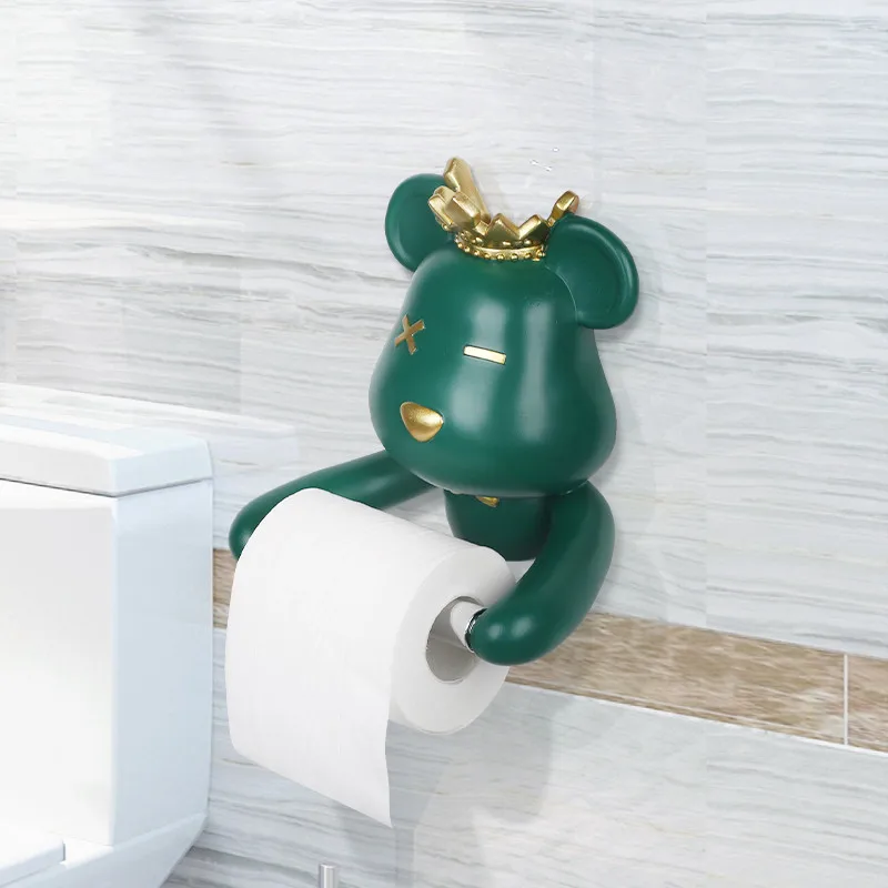 Fashion Personality Crown Violent Bear Tissue storage Holder Home Wall Decoration Bathroom Accessories
Fashion Personality Crown Violent Bear Tissue storage Holder Home Wall Decoration Bathroom Accessories