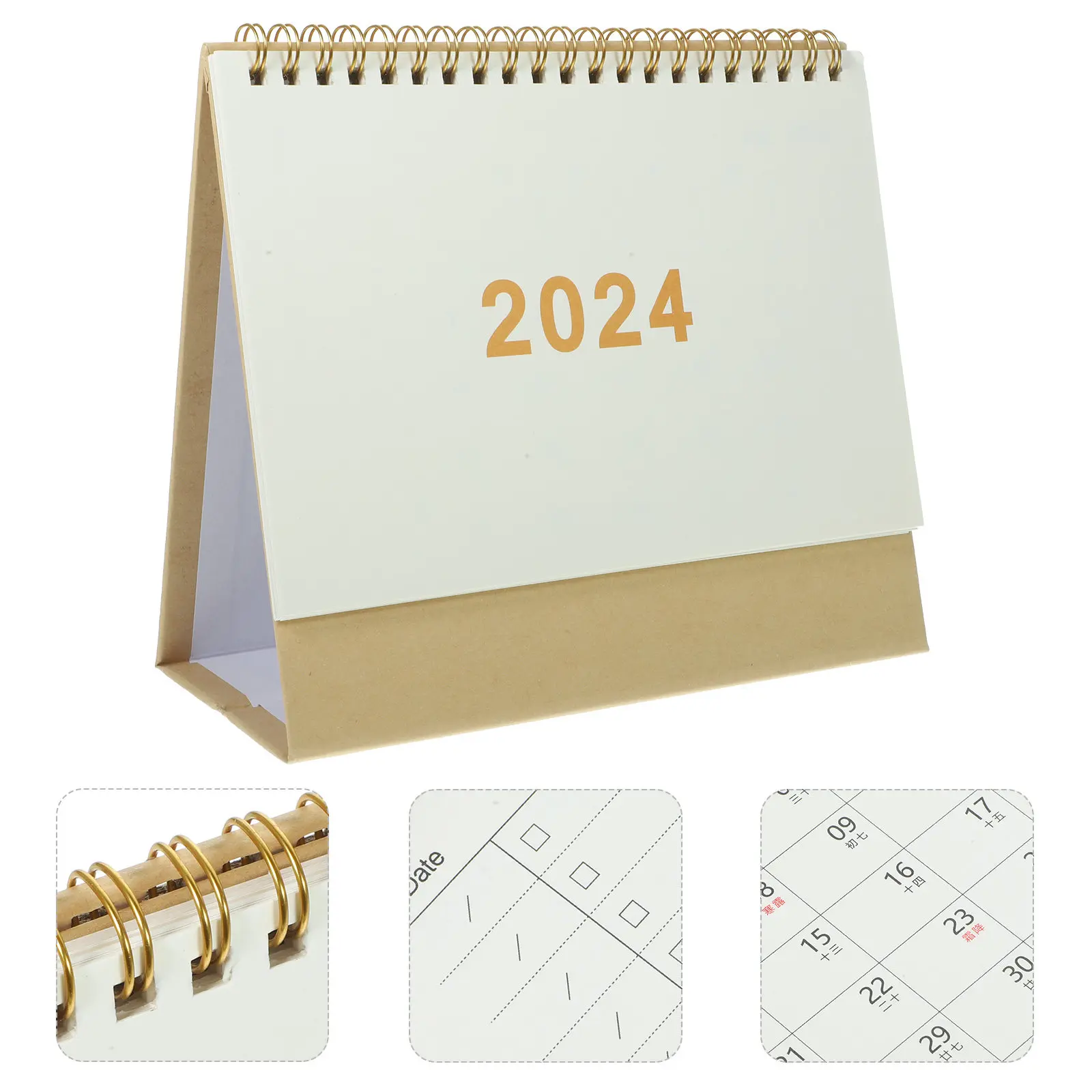 Spiral Binding Desk Calendar Paper Standing Monthly Calendar for Office Study Home Decorative Desktop Decoration Business
Spiral Binding Desk Calendar Paper Standing Monthly Calendar for Office Study Home Decorative Desktop Decoration Business