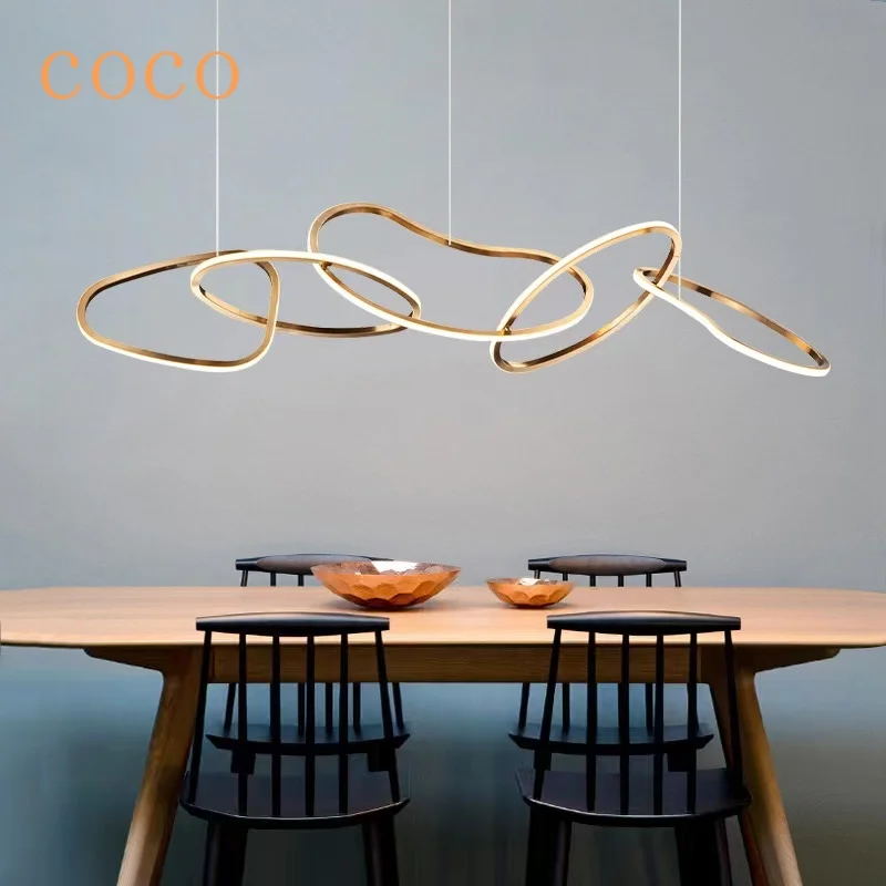 Modern Circle Simple Gold Dining Room Chandelier Interior Lighting Ceiling Light Hanging Lamps in The Living Room Chandelier
Modern Circle Simple Gold Dining Room Chandelier Interior Lighting Ceiling Light Hanging Lamps in The Living Room Chandelier