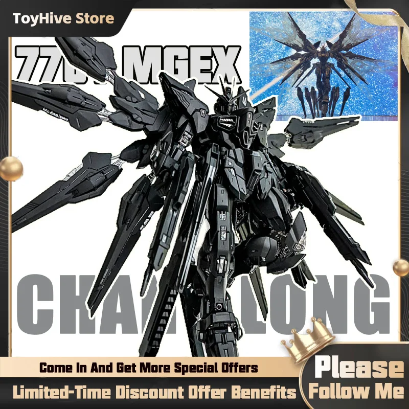 【IN STOCK】CHANGLONG KO MG 1/100 7701 Midnight Coating MGEX Black Assembly Model Kit Anime Figure Collectible Toy Gift
【IN STOCK】CHANGLONG KO MG 1/100 7701 Midnight Coating MGEX Black Assembly Model Kit Anime Figure Collectible Toy Gift