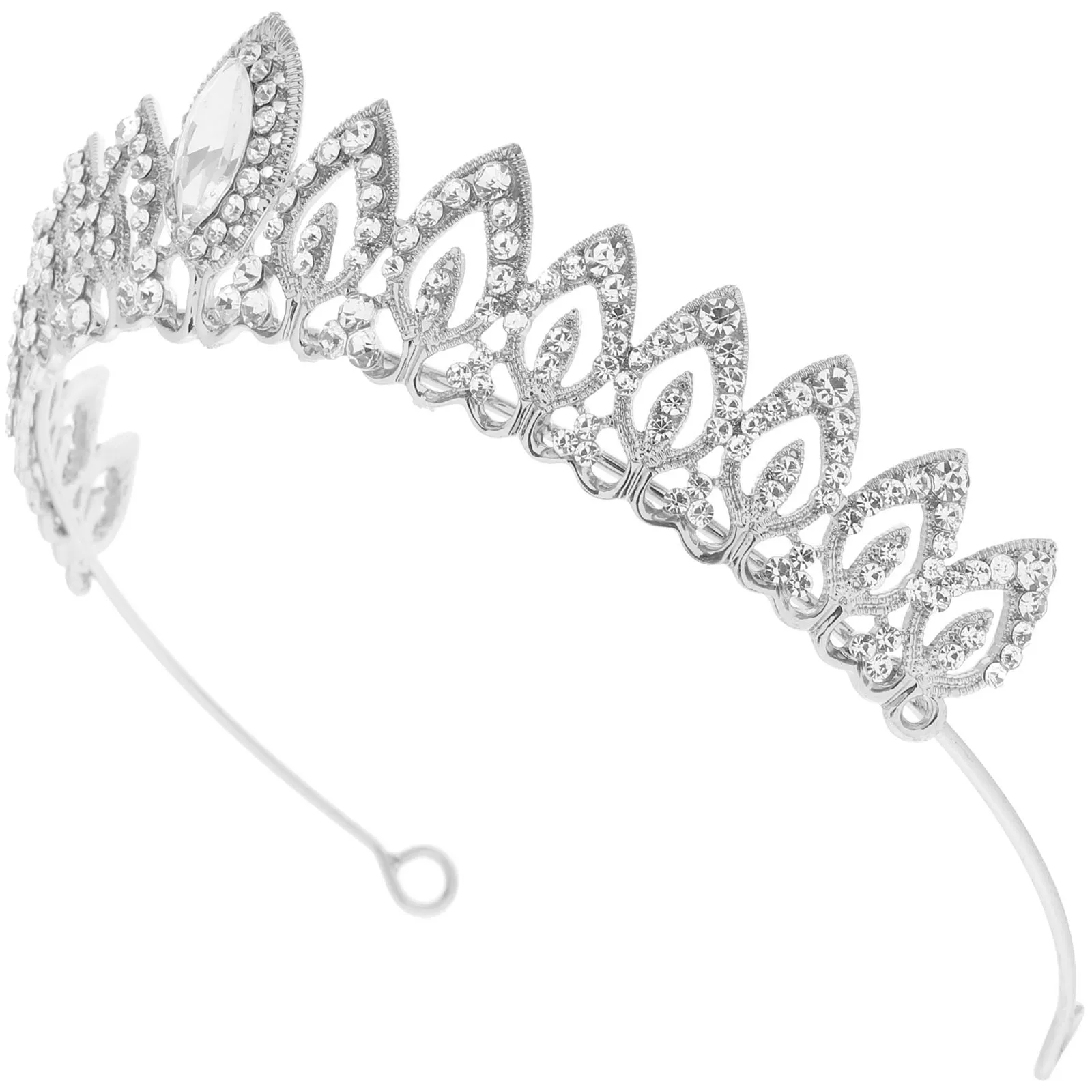 Bridal Crown Headpiece Rhinestone Decorated Women Crown for Wedding Prom Party Cosplay Stage Appearance Enhancer
Bridal Crown Headpiece Rhinestone Decorated Women Crown for Wedding Prom Party Cosplay Stage Appearance Enhancer