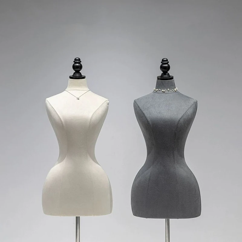 High-end velvet women's body model wedding dress display big size mannequin standing height adjustable
High-end velvet women's body model wedding dress display big size mannequin standing height adjustable