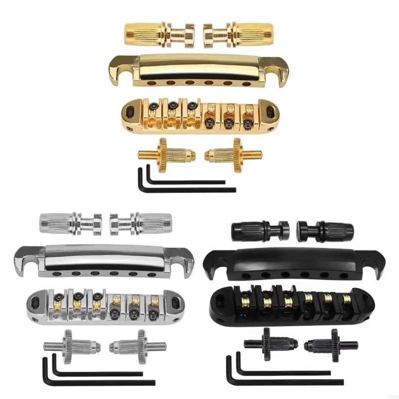 N58B 1 Set Roller Guitar Bridge Locking Tune O Matic Bridge Tailpiece Tail For Guitar
N58B 1 Set Roller Guitar Bridge Locking Tune O Matic Bridge Tailpiece Tail For Guitar