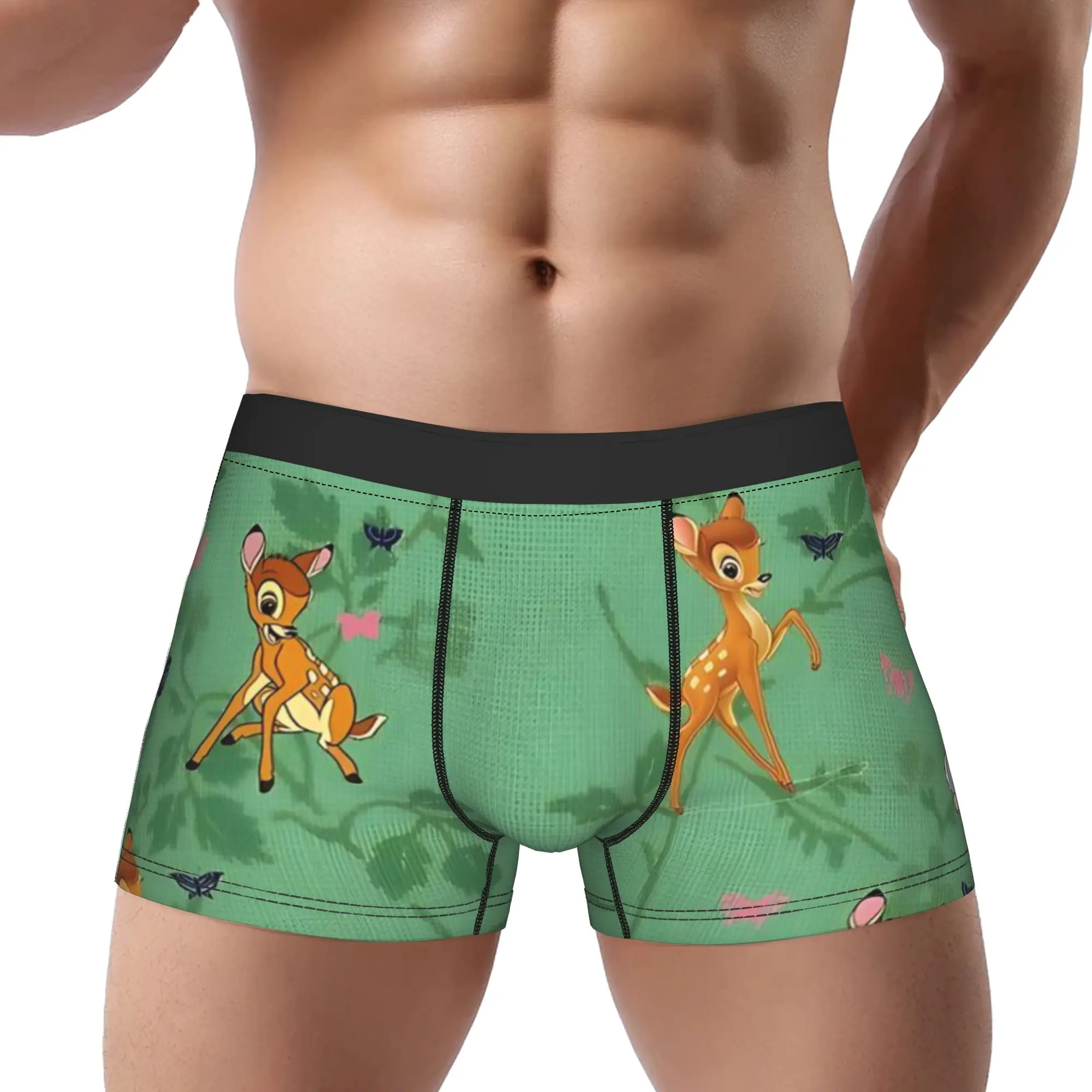Трусы Disney Bambi, дышащие трусики, мужское нижнее белье, удобные шорты, трусы-боксеры
Трусы Disney Bambi, дышащие трусики, мужское нижнее белье, удобные шорты, трусы-боксеры