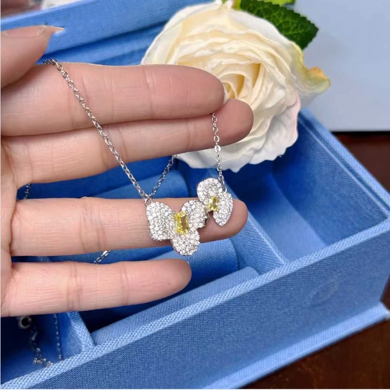 What Fang Sugar Orchid Pure Silver Necklace Women's New Product Japanese and Korean Fashion Versatile Set with Diamond Flower Cl
What Fang Sugar Orchid Pure Silver Necklace Women's New Product Japanese and Korean Fashion Versatile Set with Diamond Flower Cl