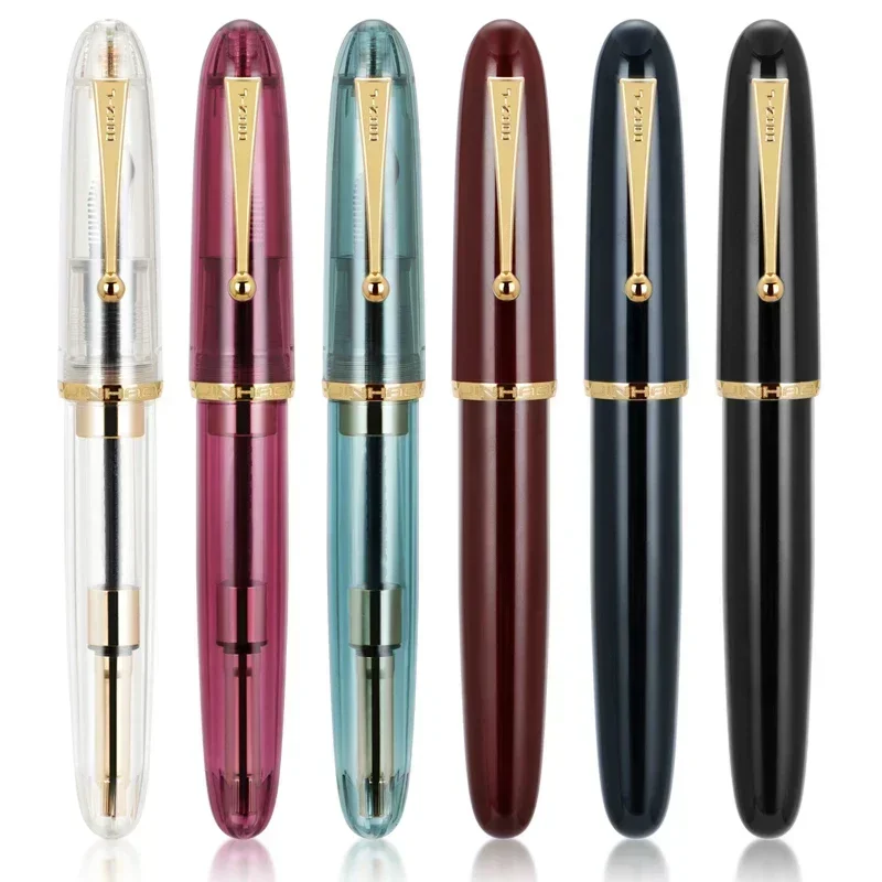 Jinhao 9019 Transparent Fountain Pen 05 07mm Ink Writing Pen School Office Business Supplies Gift Pens
Jinhao 9019 Transparent Fountain Pen 05 07mm Ink Writing Pen School Office Business Supplies Gift Pens