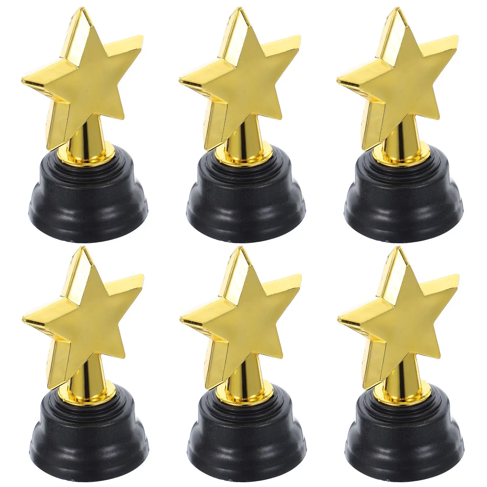 6Pcs Star Trophy Award Golden Trophies Awards For Party Game Prize Kindergarten Graduation Winner Competition Accessories
6Pcs Star Trophy Award Golden Trophies Awards For Party Game Prize Kindergarten Graduation Winner Competition Accessories
