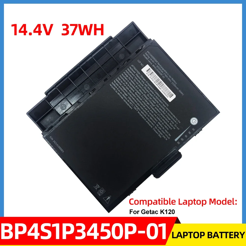 New Laptop Battery BP4S1P3450P-01 For Getac K120 series 14.4V 37Wh 3450mAh
New Laptop Battery BP4S1P3450P-01 For Getac K120 series 14.4V 37Wh 3450mAh
