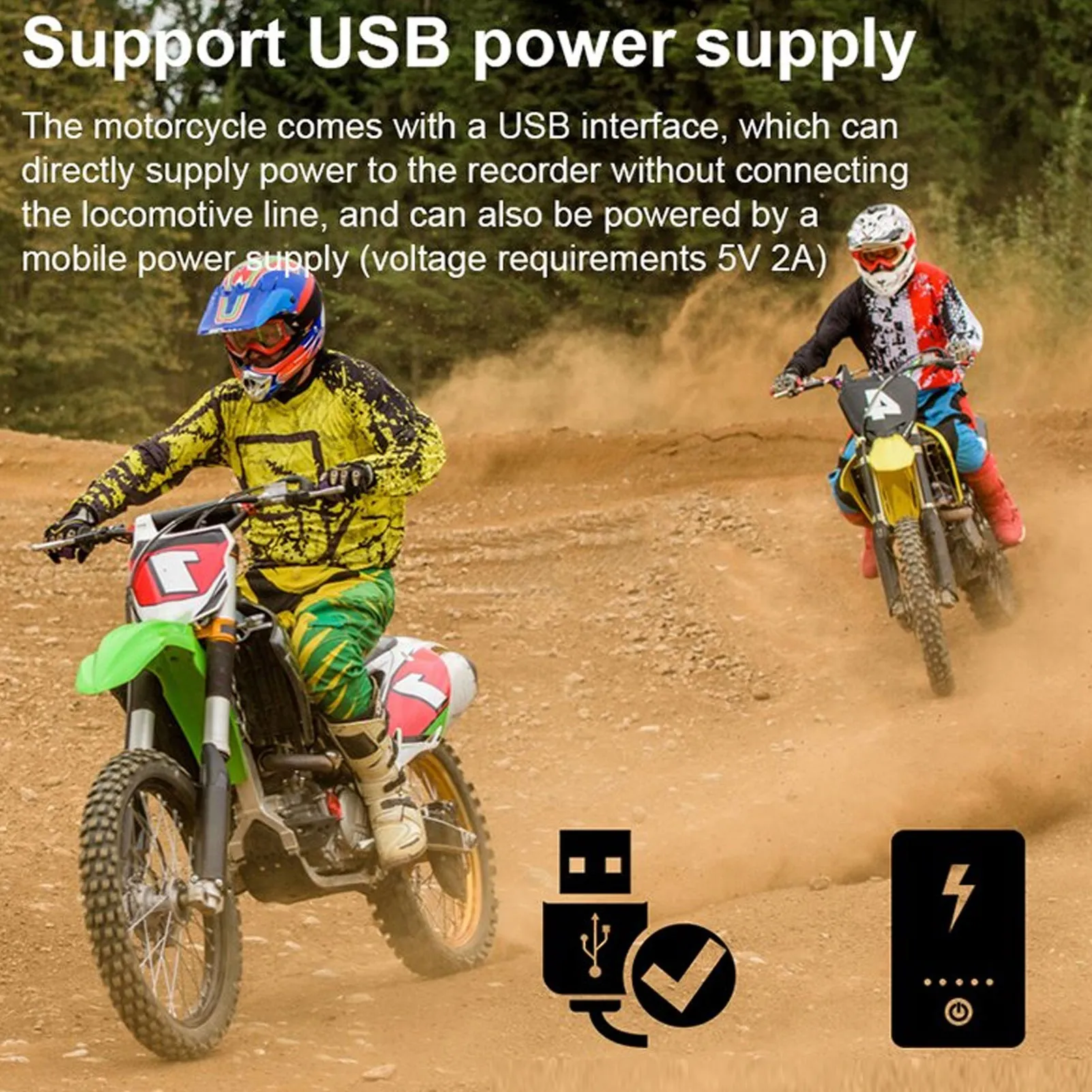 Motorcycle Driving Recorder Dual Lens 1080P HD IP67 Proof Time Lapse Photography Parking Monitoring Motorcycle DVR
Motorcycle Driving Recorder Dual Lens 1080P HD IP67 Proof Time Lapse Photography Parking Monitoring Motorcycle DVR