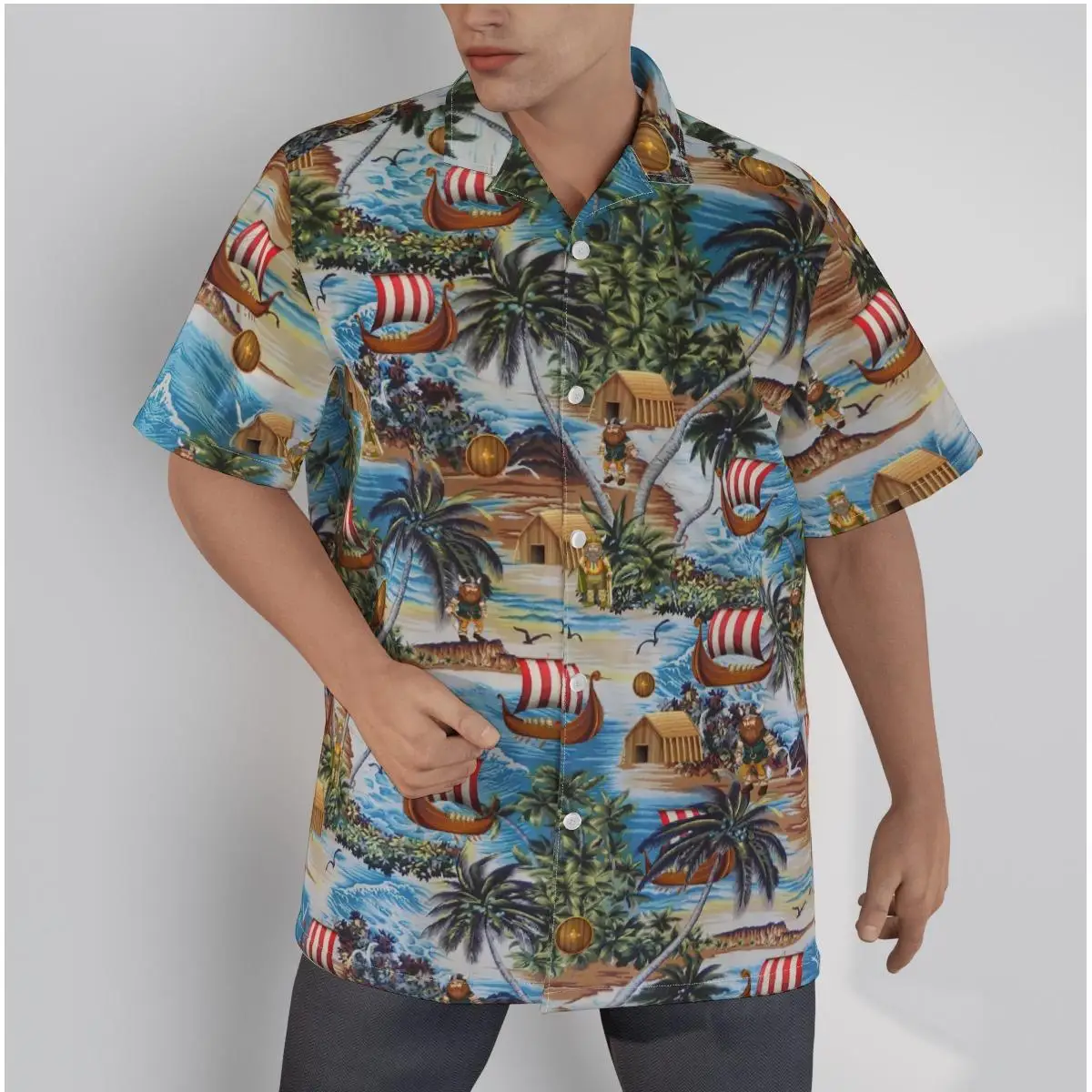 Men's Hawaiian Shirt Cool Print Hawaii Beach Style Short Sleeve Summer Casual Button Up Patchwork Tops 3D Shirts
Men's Hawaiian Shirt Cool Print Hawaii Beach Style Short Sleeve Summer Casual Button Up Patchwork Tops 3D Shirts