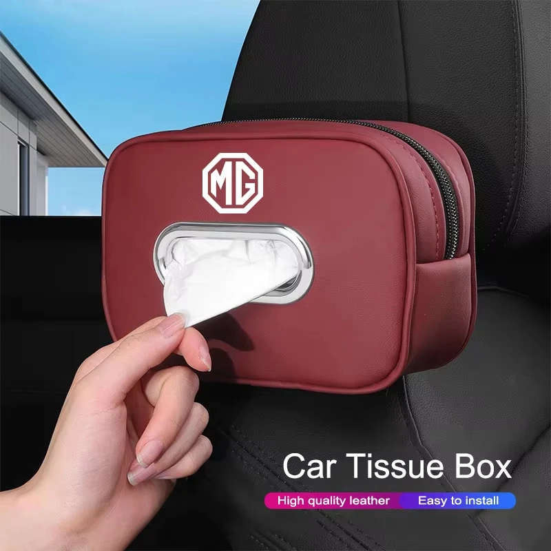 Car Hanging Leather Tissue Box For MG ZS MG4 EV MG5 MG HS MG3 MG6 Seat Back PU Napkin Holder Auto Interior Accessories
Car Hanging Leather Tissue Box For MG ZS MG4 EV MG5 MG HS MG3 MG6 Seat Back PU Napkin Holder Auto Interior Accessories