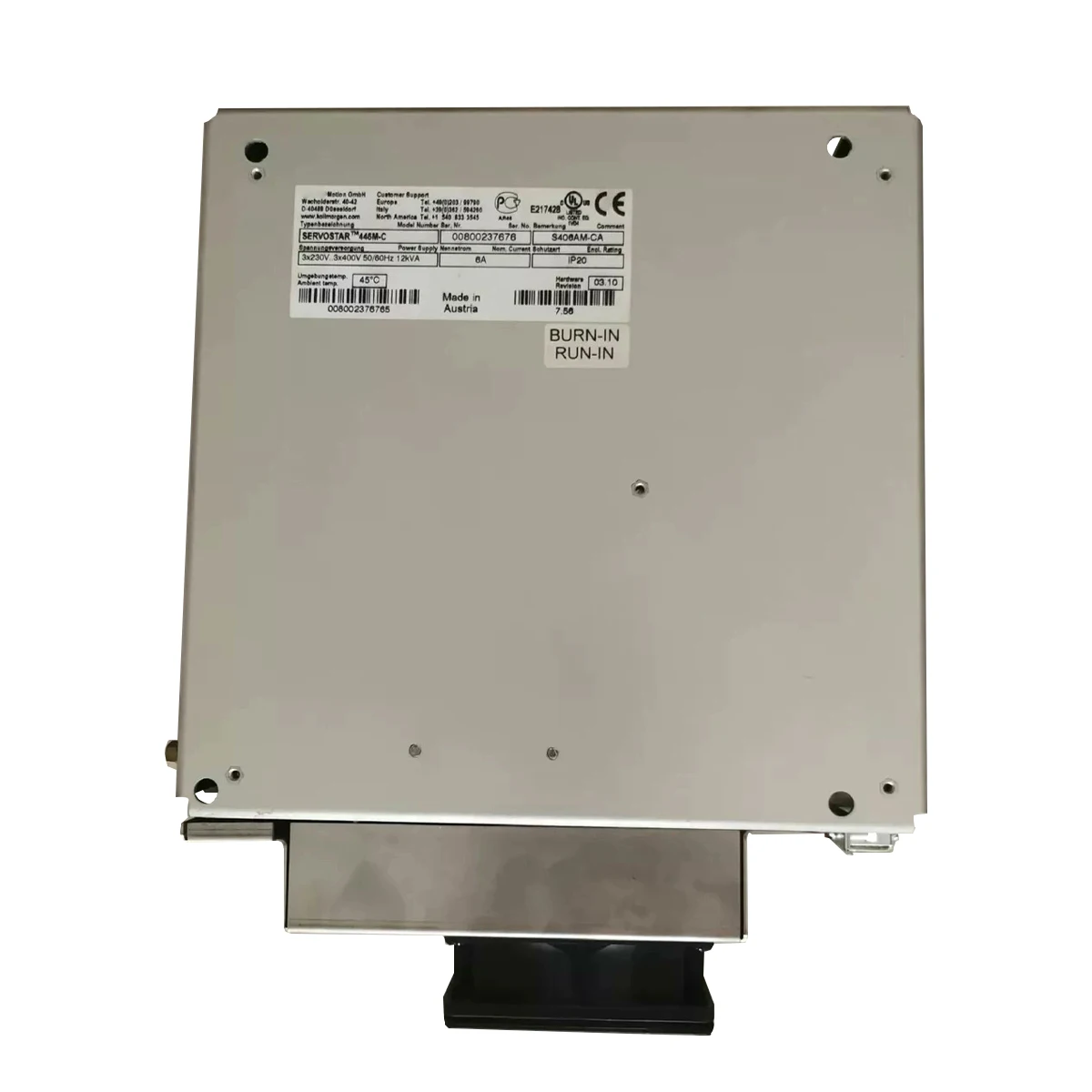 Brand New & 100% S406AM-CA S400 Series Digital Servo Drives
Brand New & 100% S406AM-CA S400 Series Digital Servo Drives