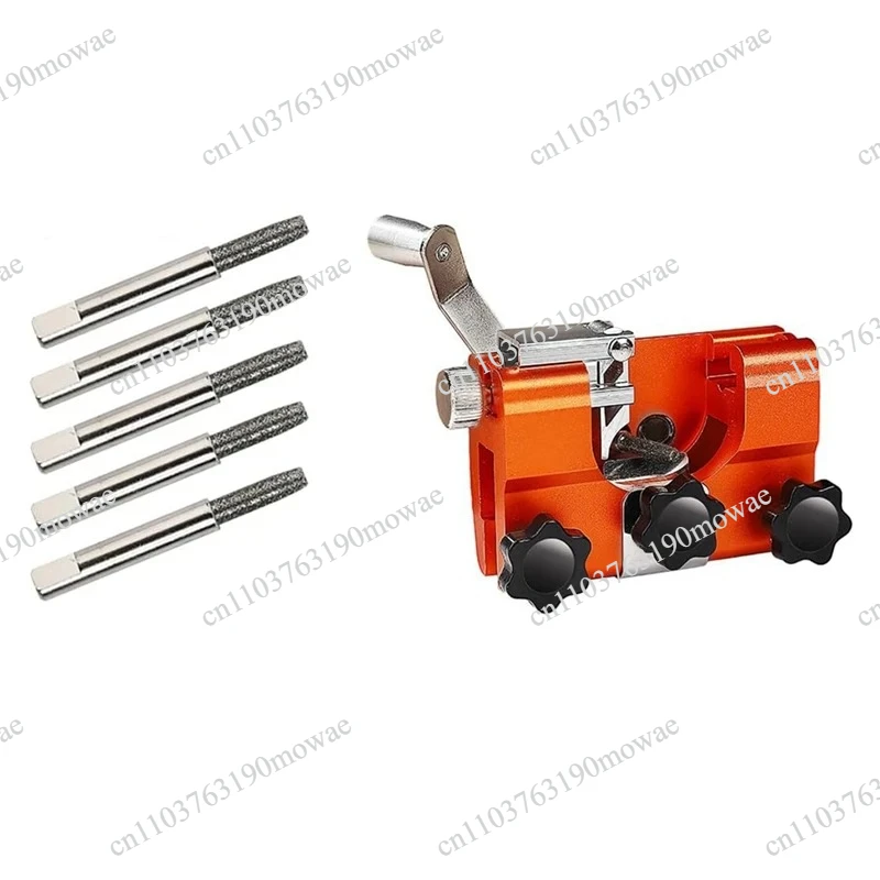 Portable Saw Chain Positioning Fixture Set Aluminum Jig With 5 Auxiliary Rods
Portable Saw Chain Positioning Fixture Set Aluminum Jig With 5 Auxiliary Rods