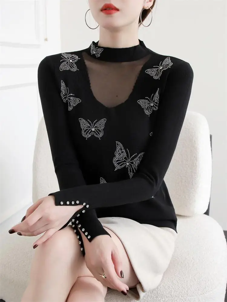 Черный, белый, розовый, ромбовидный трикотаж с длинными рукавами, пуловер, свитер, новая осенне-зимняя женская одежда, модные топы с круглым вырезом
Черный, белый, розовый, ромбовидный трикотаж с длинными рукавами, пуловер, свитер, новая осенне-зимняя женская одежда, модные топы с круглым вырезом