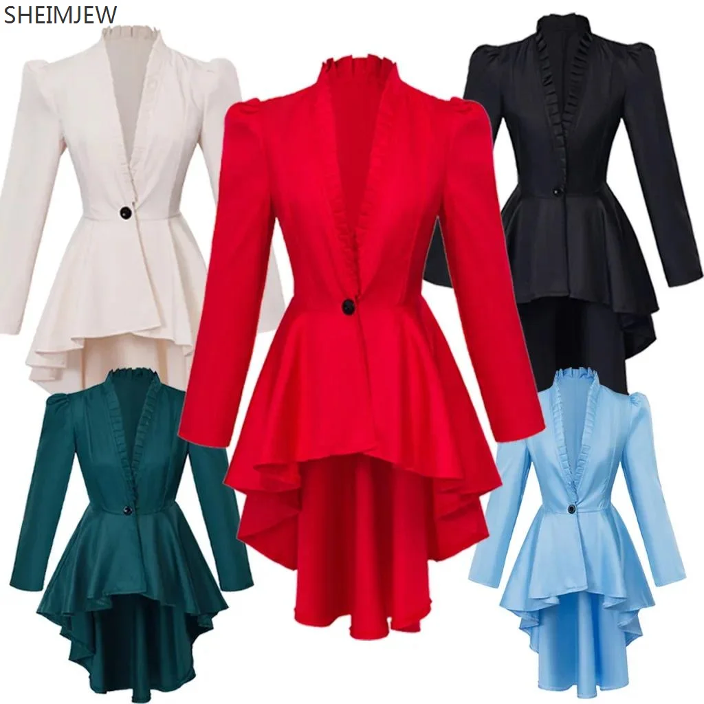 Women Medieval Victorian Vintage Dresses Gothic Steampunk Trench Coat Hem Tuxedo Halloween Carnival Party Stage Showing Dress Up
Women Medieval Victorian Vintage Dresses Gothic Steampunk Trench Coat Hem Tuxedo Halloween Carnival Party Stage Showing Dress Up